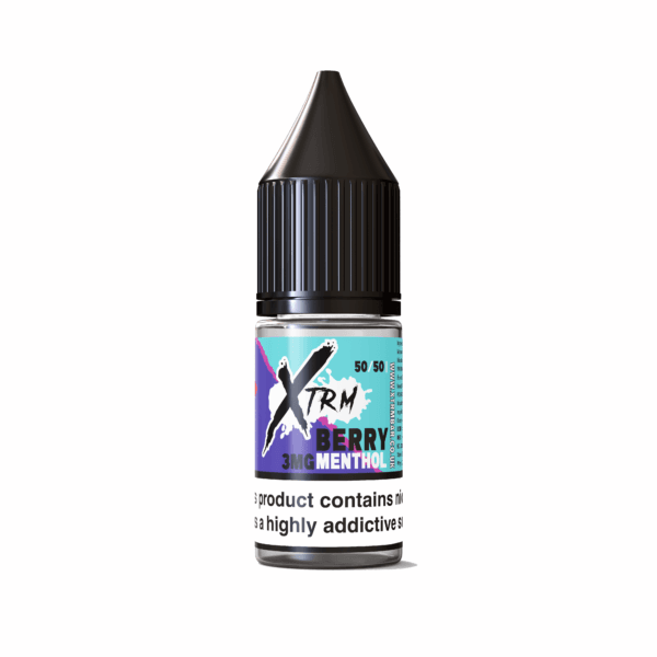 Berry Menthol - Xtrm Bar 3,6,12,18Mg Freebase Vape Juice Uk Made