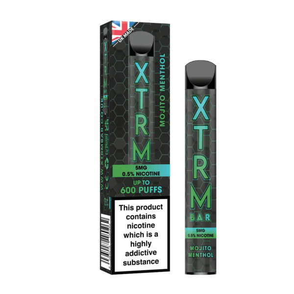 Mojito Menthol Disposable Vape Lowest Nicotine Disposable Vape 5Mg 0.5%